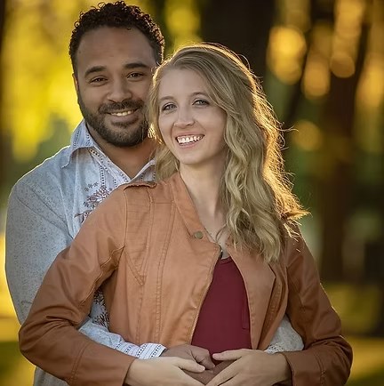 Pastor David Shepherd and Lindsey Shepherd standing together